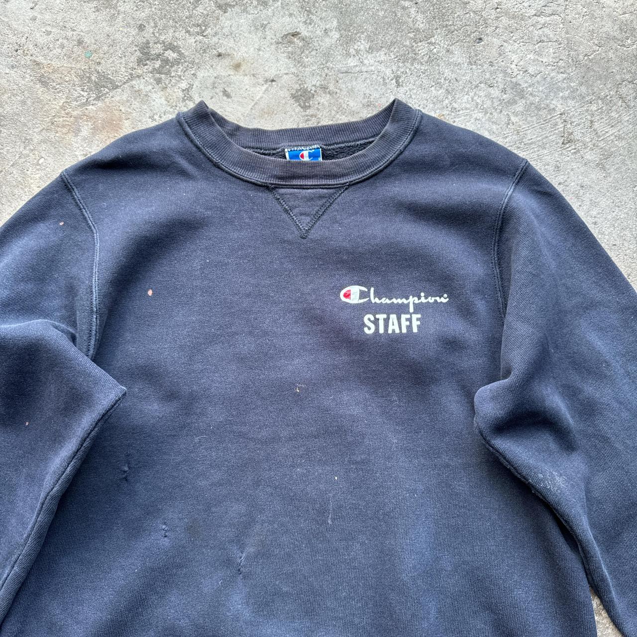 Navy Champion Staff sweatshirt