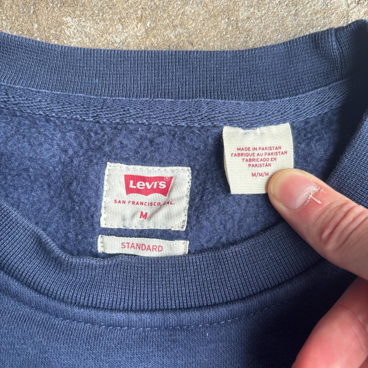 Navy Blue Levi’s Crewneck Sweatshirt - M