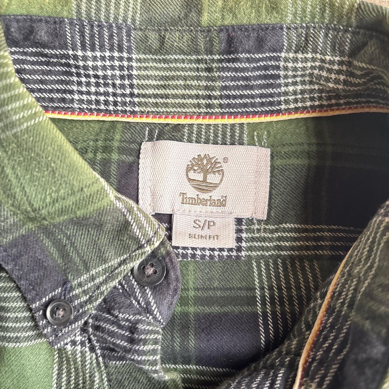 Green Flannel Timberland Shirt - S
