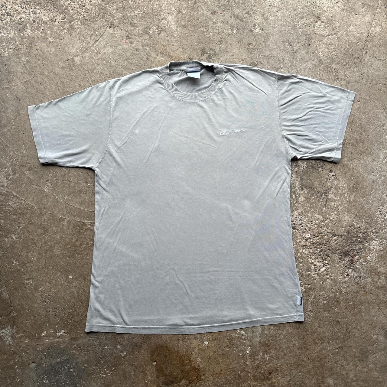 Vintage grey Reebok t-shirt with embroidered logo