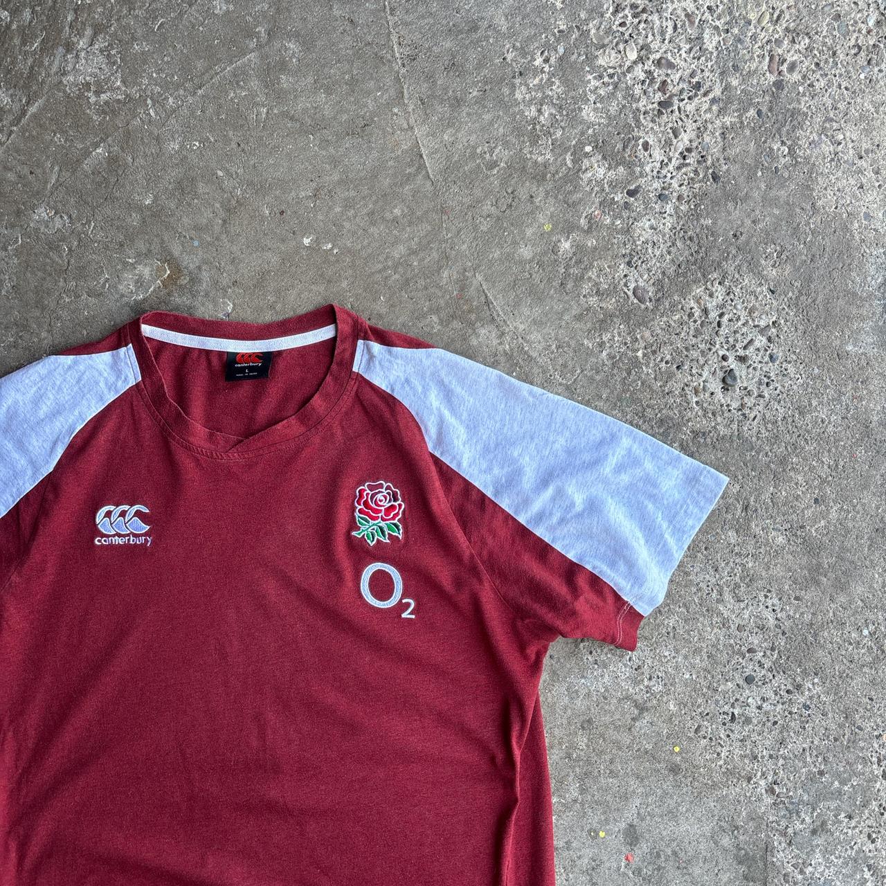Mens Canterbury England Rugby T shirt