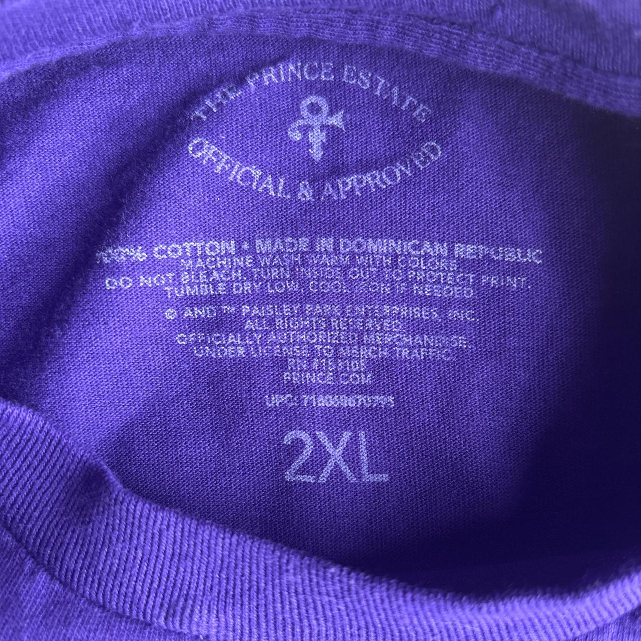 Purple Graphic Prince T-Shirt - 2XL