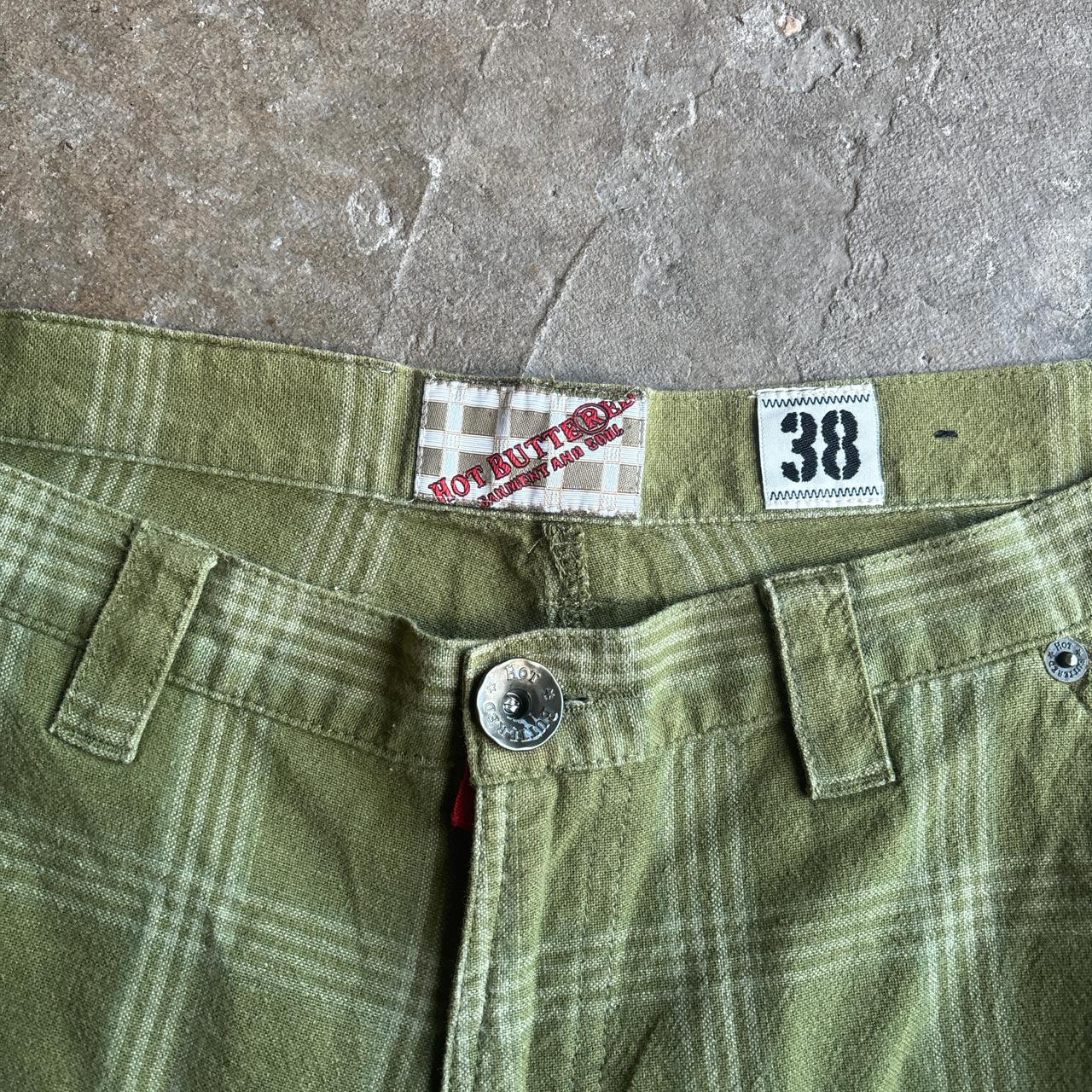 Green Checkered Hot Buttered Carpenter Shorts