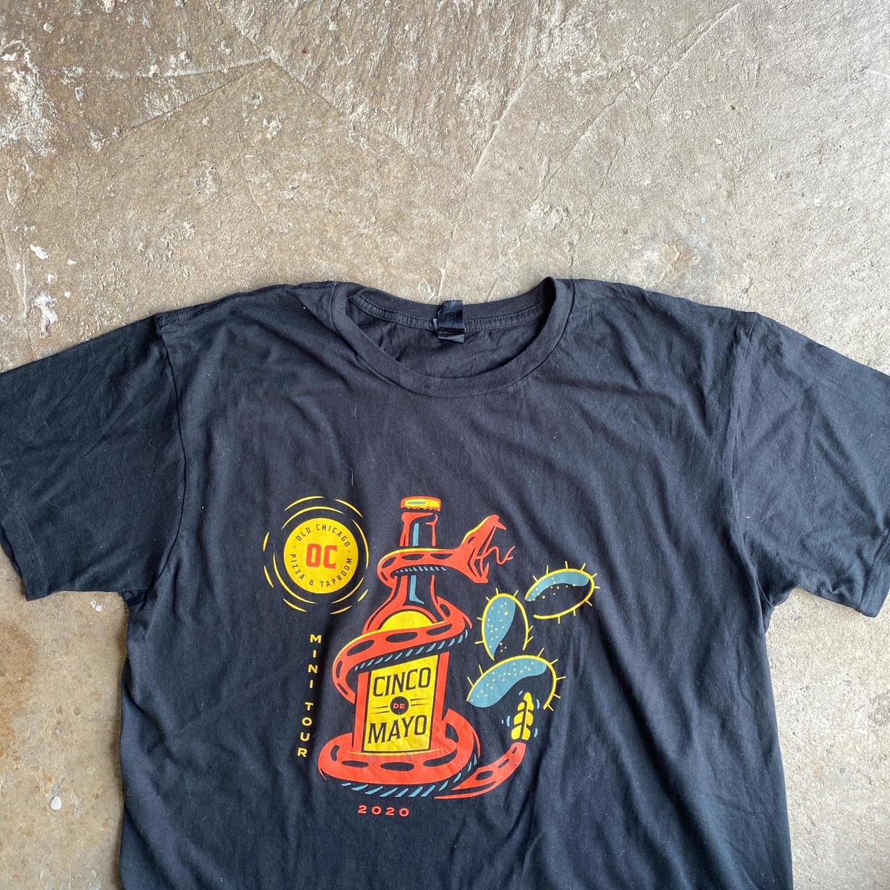 Black ‘Cinco de Mayo’ Print T-Shirt