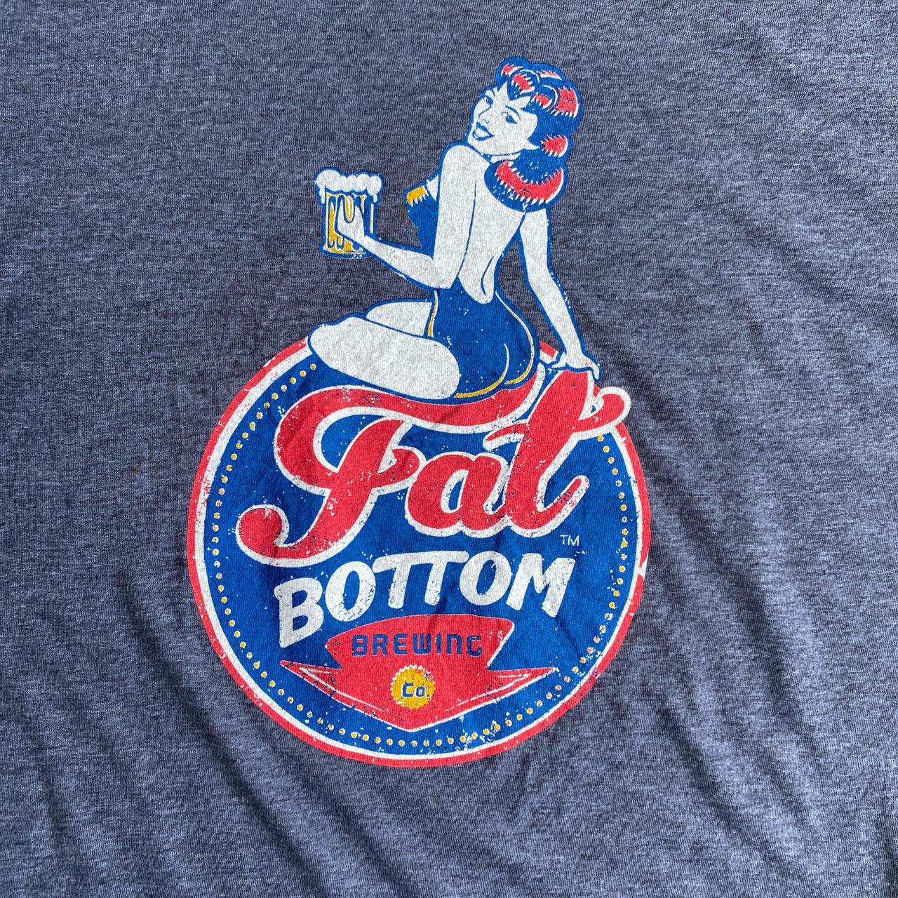 Grey Fat Bottom Brewery Graphic T-Shirt