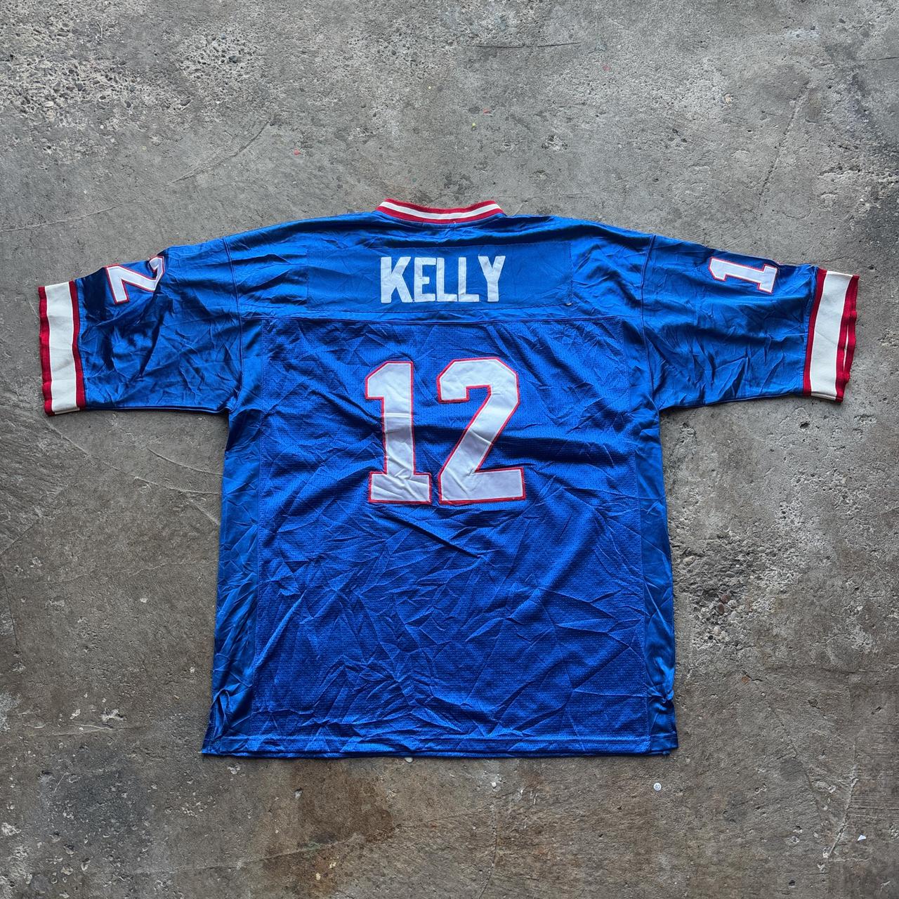 Men's Jim Kelly Royal Buffalo Bills 1994 Authentic Jersey