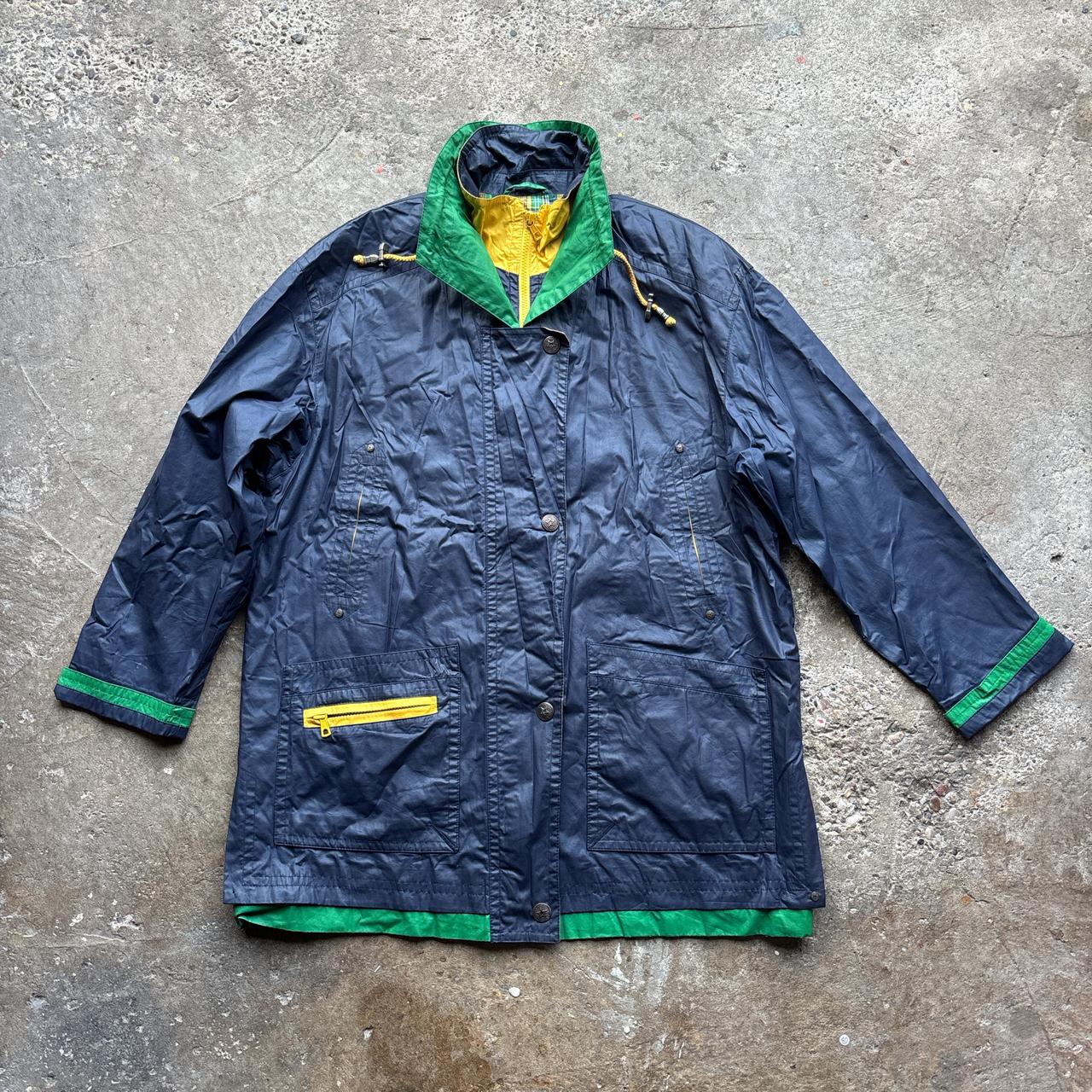 Navy Waterproof Golf rain coat