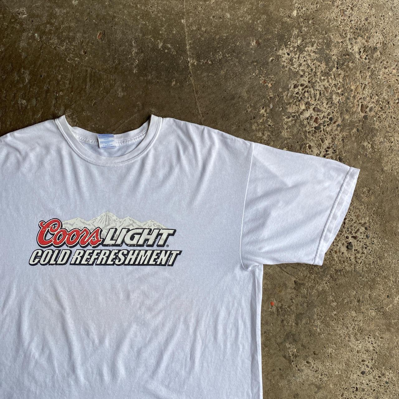 White Coors Light Graphic T-Shirt - XL