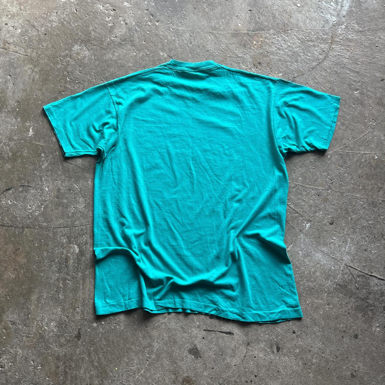 Turquoise Vintage Single Stitch Graphic T-Shirt