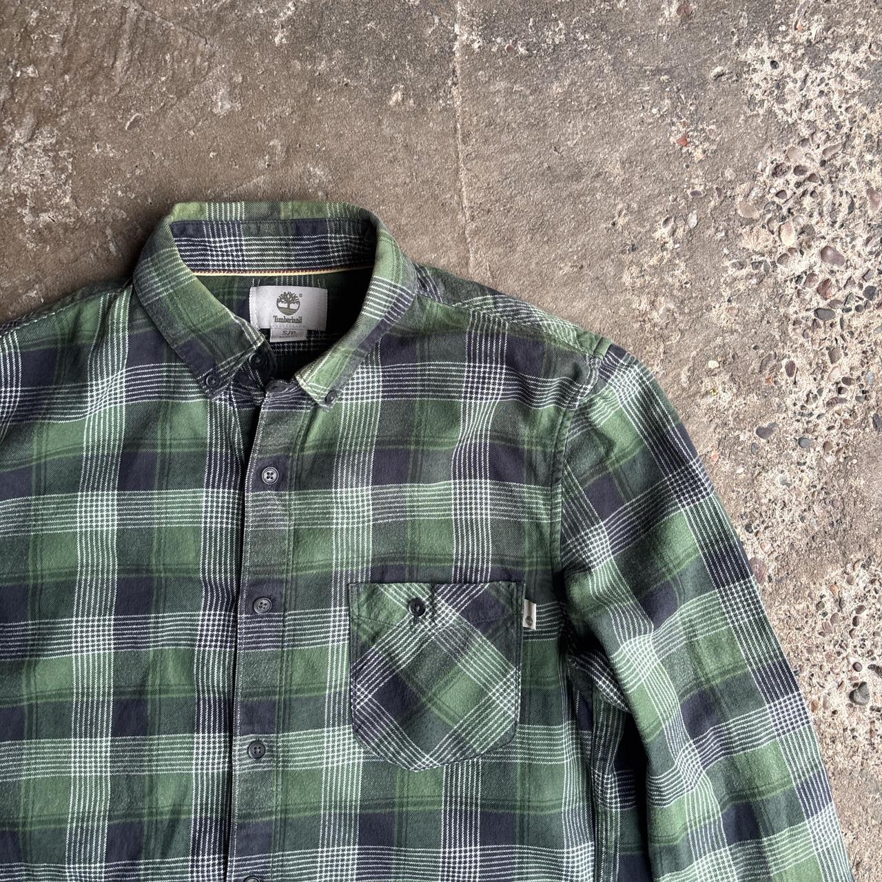 Green Flannel Timberland Shirt - S