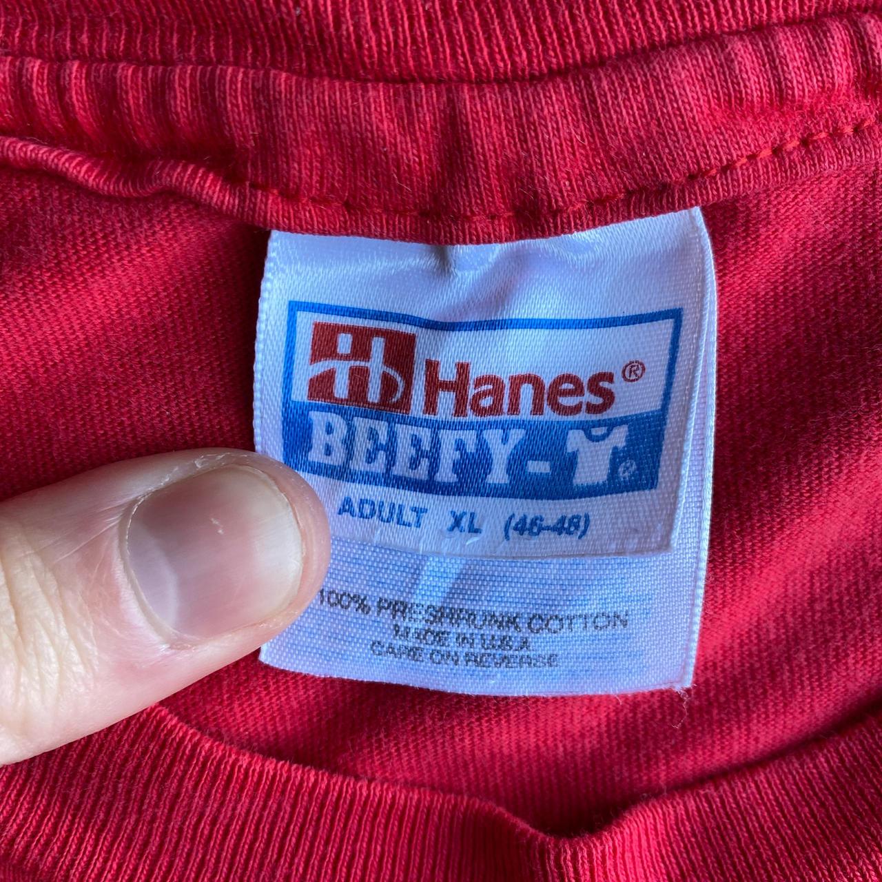 Red Graphic Tequila Single Stitch T-Shirt - XL