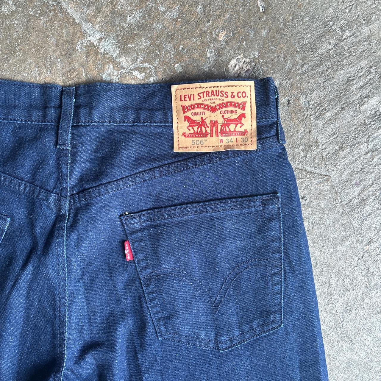 Deep ‘Indigo’ Blue Denim 506 Levi’s Jeans
