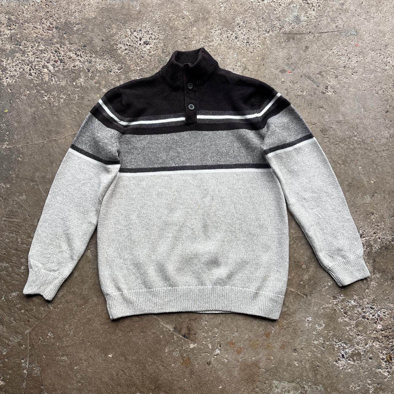 Vintage Grey Chaps knitted sweatshirt - M