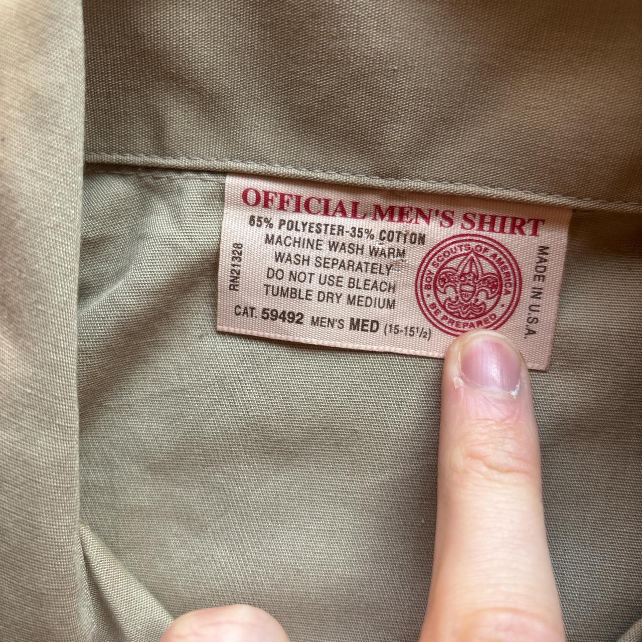 Cream Boy Scouts 90’s Short Sleeve Shirt