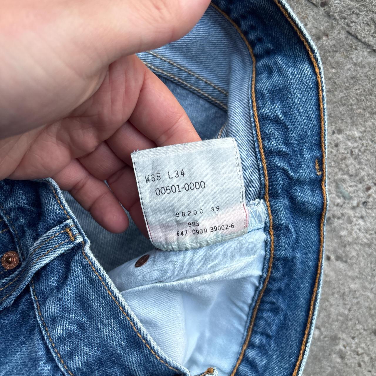 Vintage Blue denim Levi’s 501xx jeans