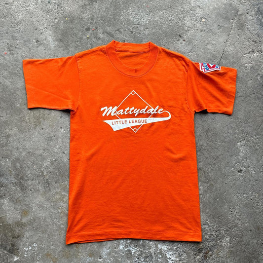 Orange Little League graphic tee