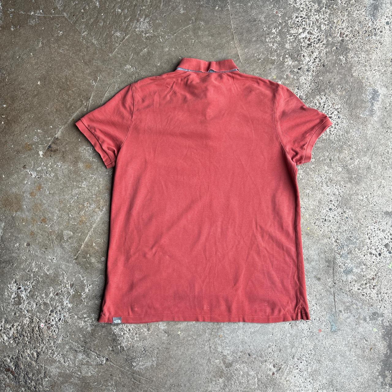 Red The North Face Cotton Polo Shirt - XL