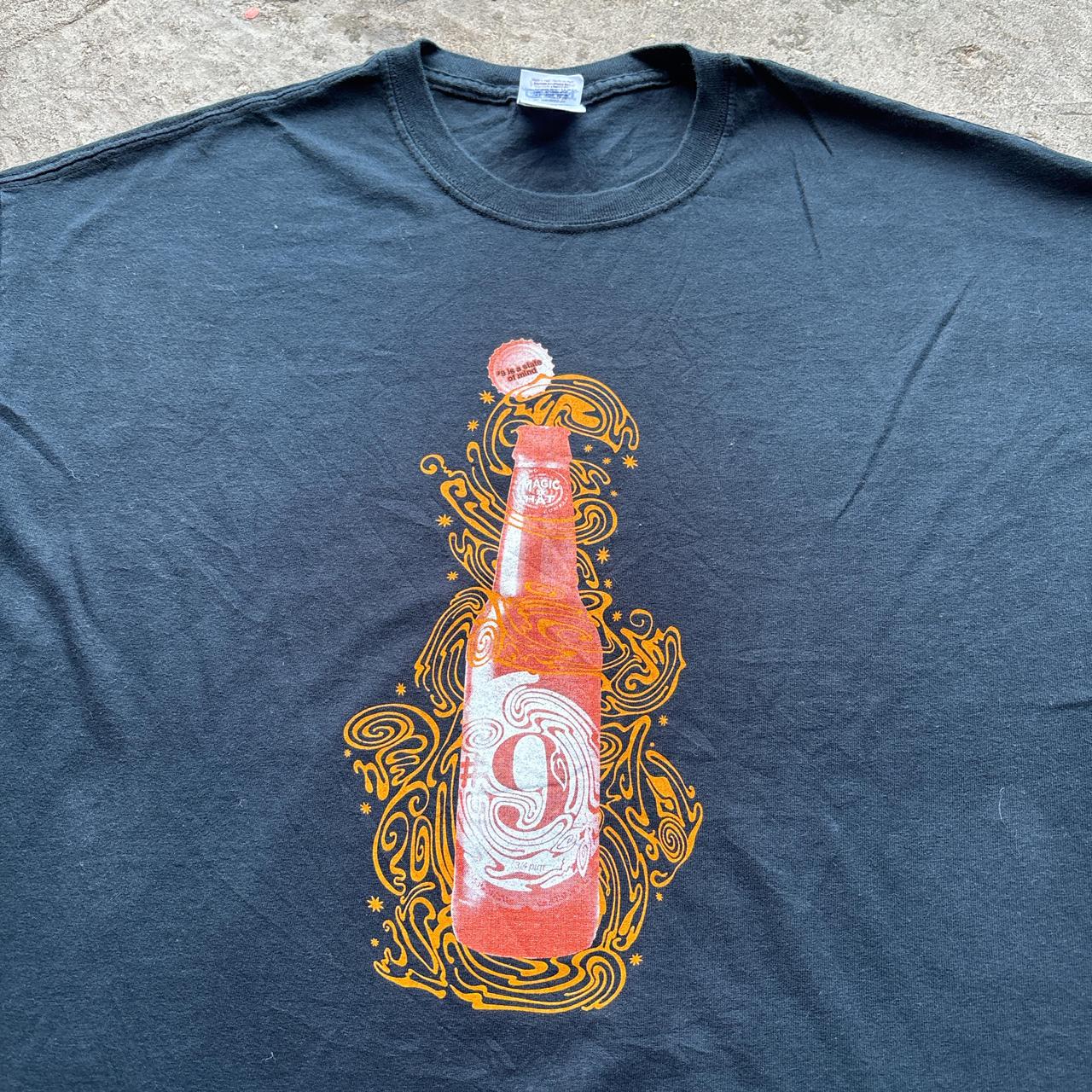 Washed black Magic Hat Brewing Company t-shirt