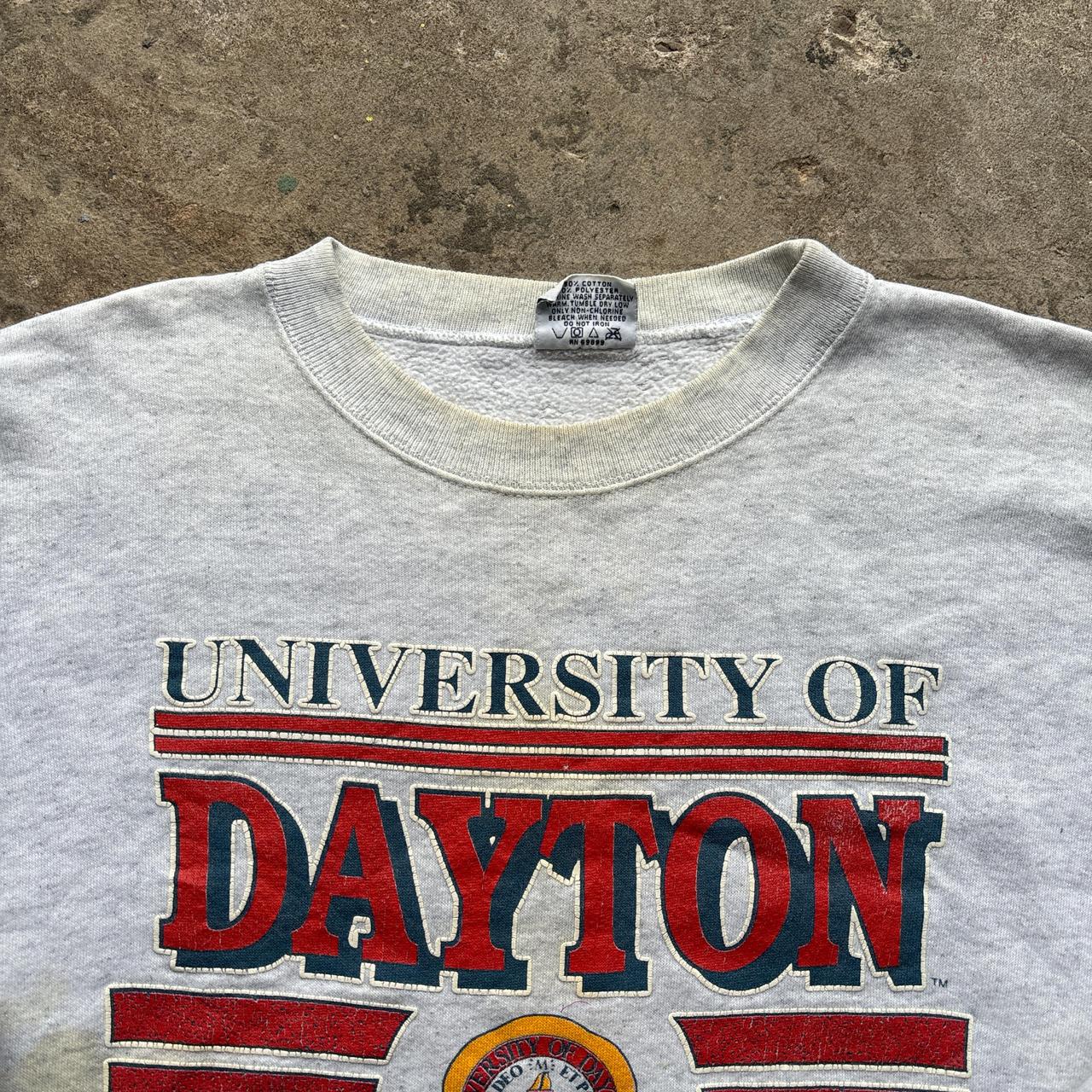 Grey graphic sweatshirt with ‘Dayton Flyers’ print