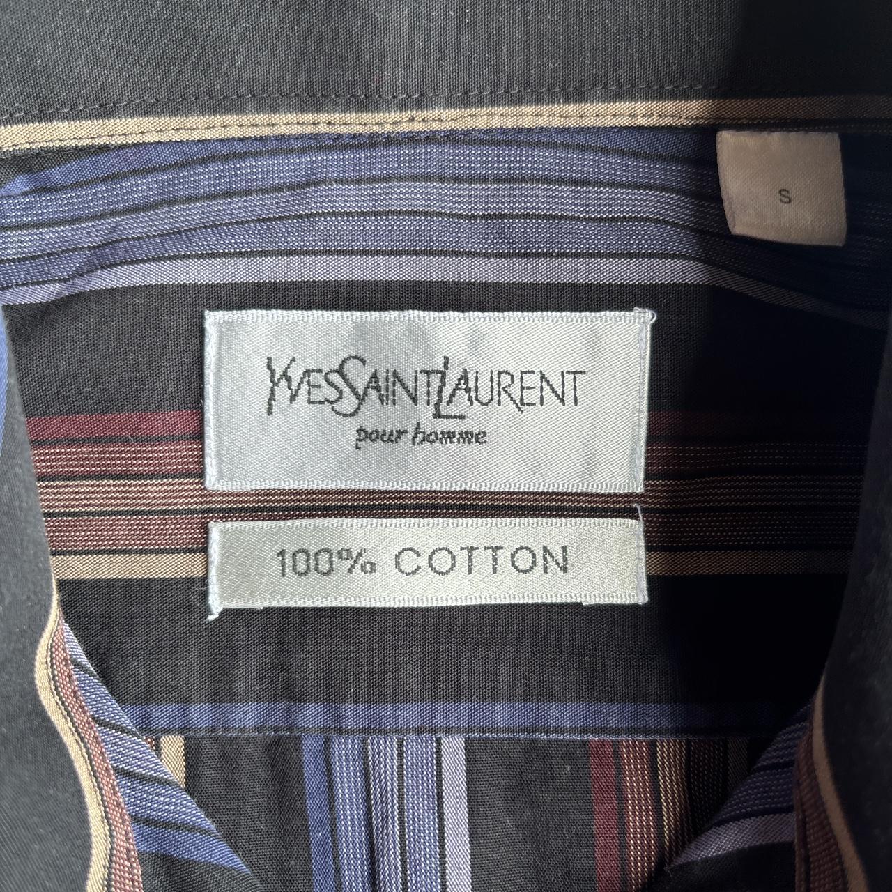 Sick 90’s Style YSL Striped Long Sleeve Shirt