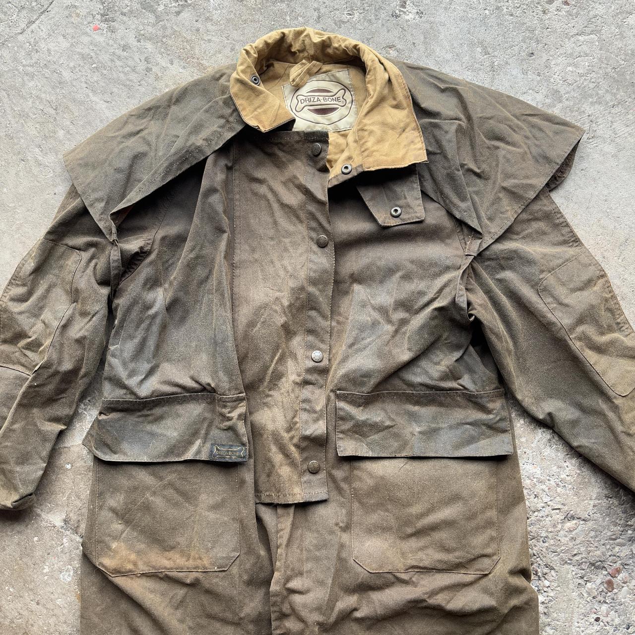 Brown Drizabone Australian bushman's trench coat