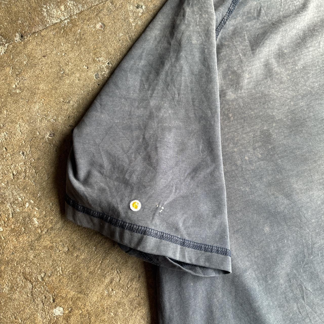 Navy Carhartt single pocket t-shirt
