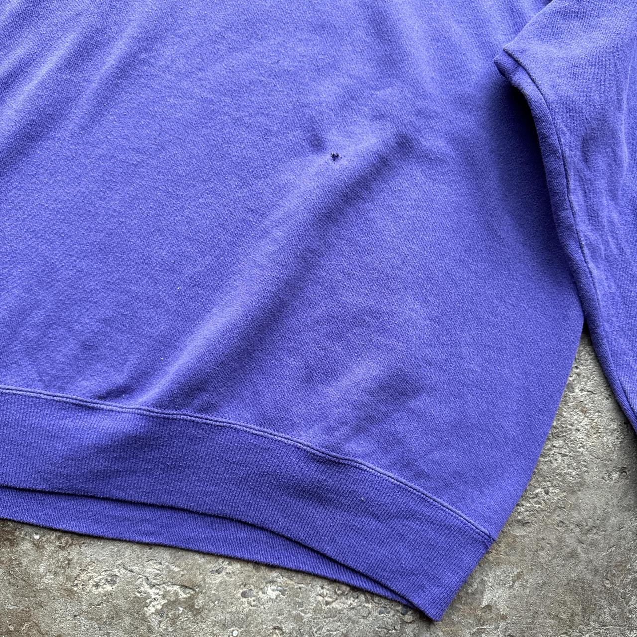90s Purple graphic sweatshirt with darts design