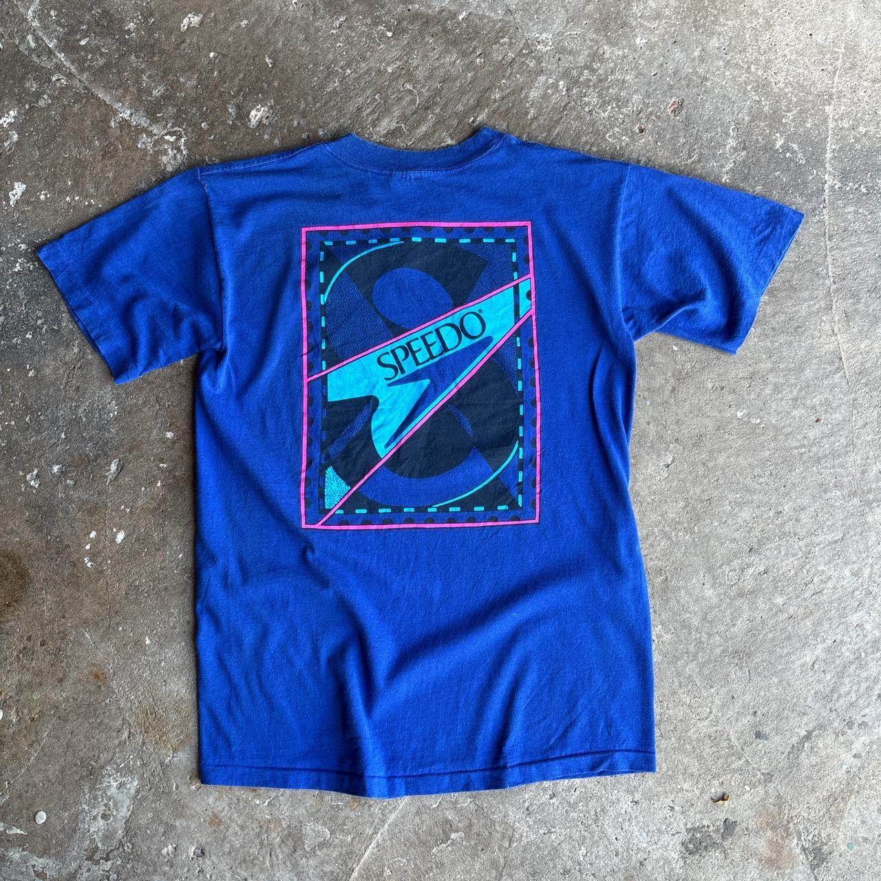 90s Blue Speedo single-stitch tee