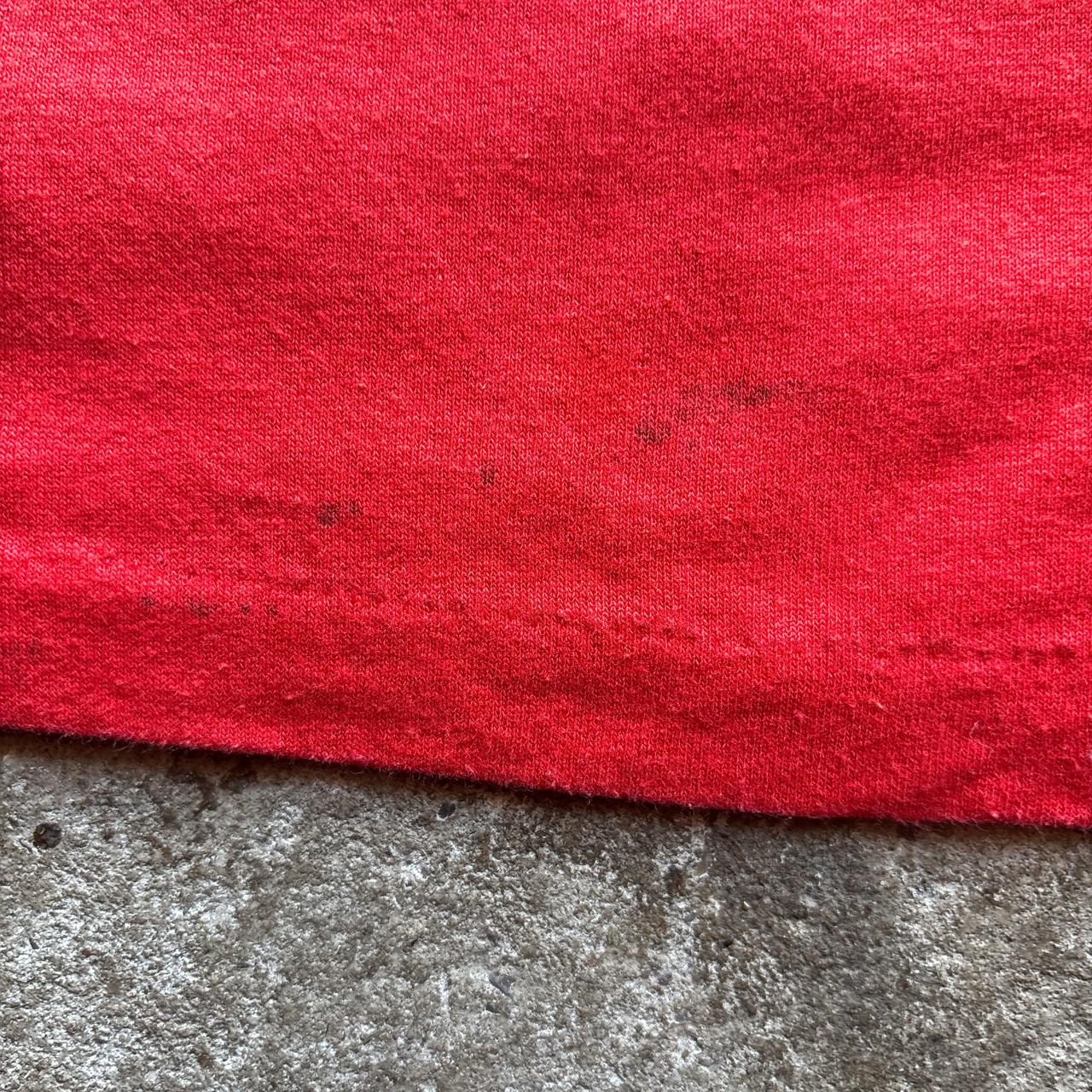 Vintage Red ‘Mayor’ Graphic Single Stitch T-Shirt