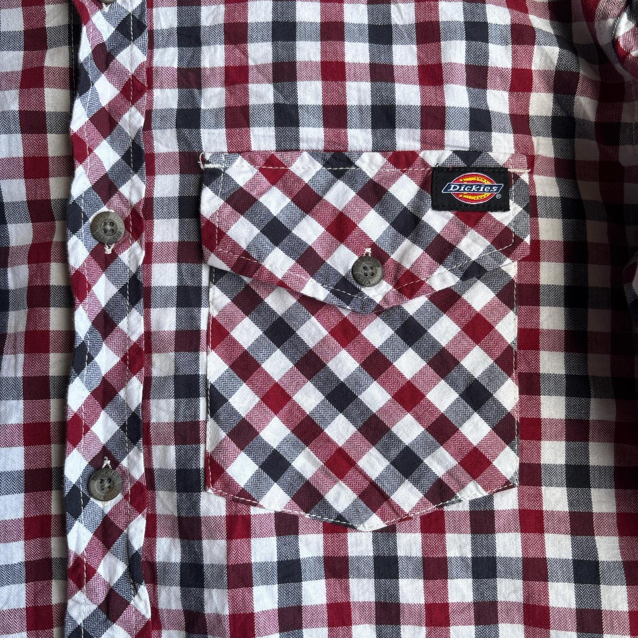 Red & Black Checkered Dickies Shirt