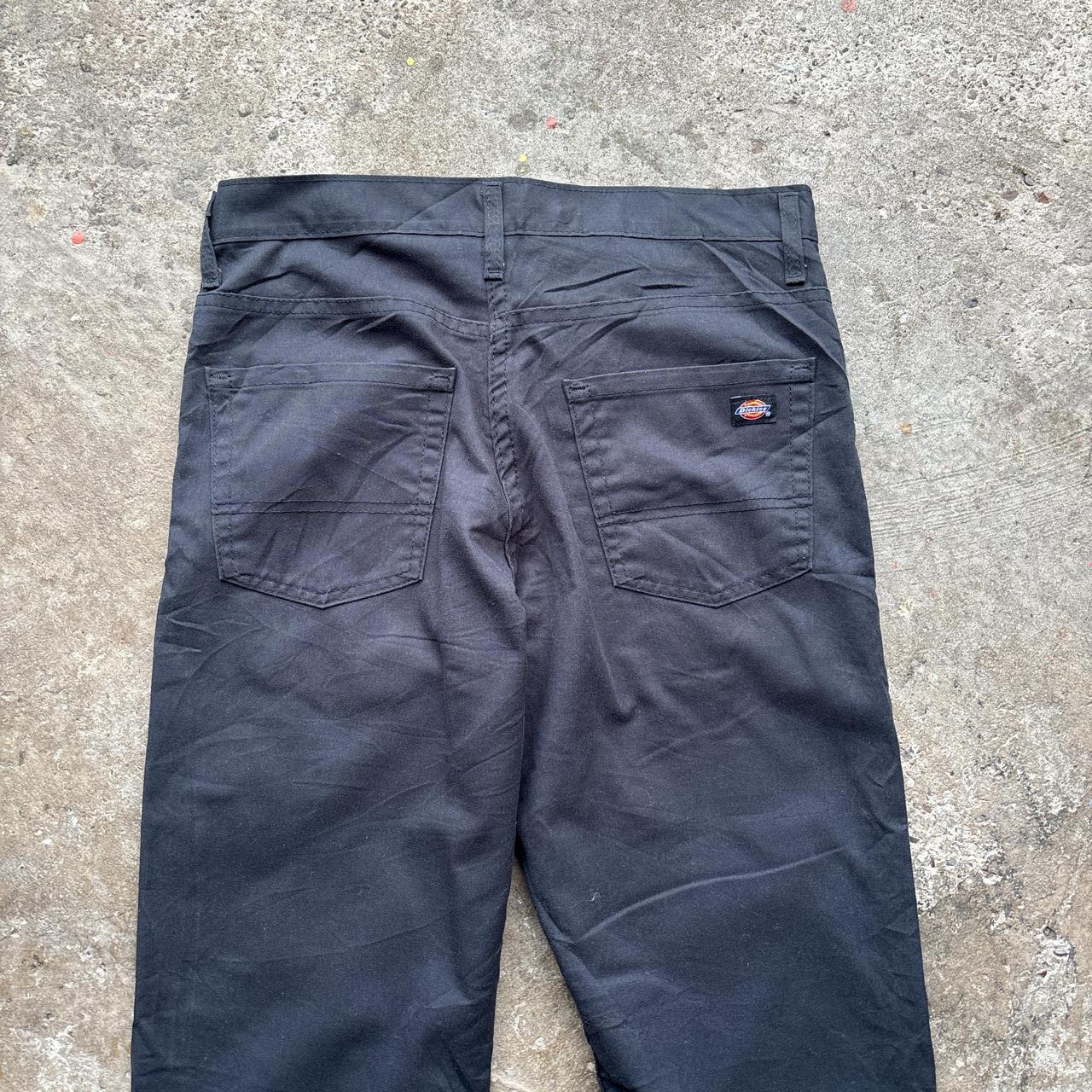 Black Dickies straight leg cotton trousers