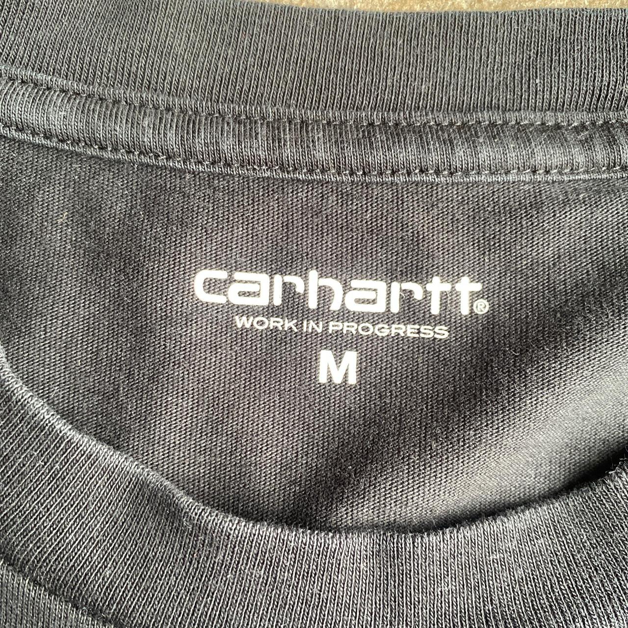 Black Carhartt WIP Logo T-Shirt - M