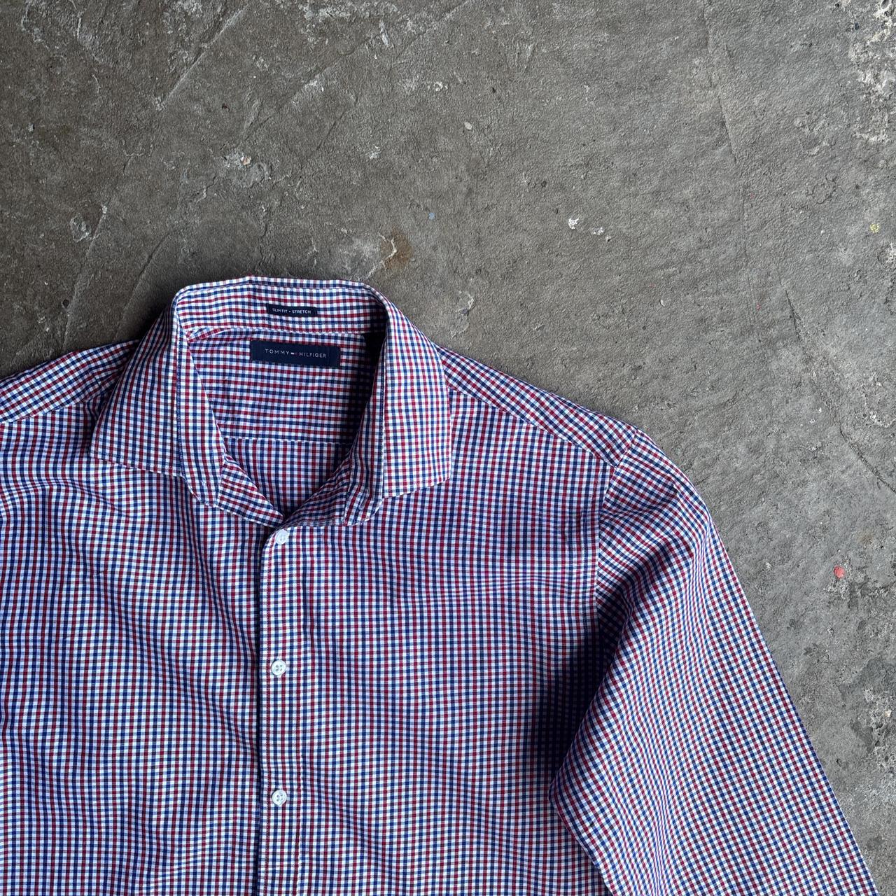 Red & Blue Gingham Tommy Hilfiger Shirt - L