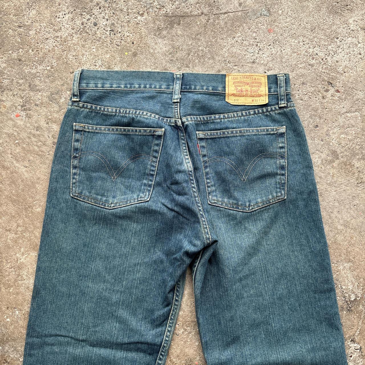 Blue denim Levi’s 512 jeans
