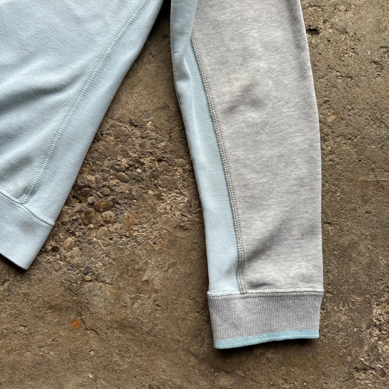 Light blue and grey hoody