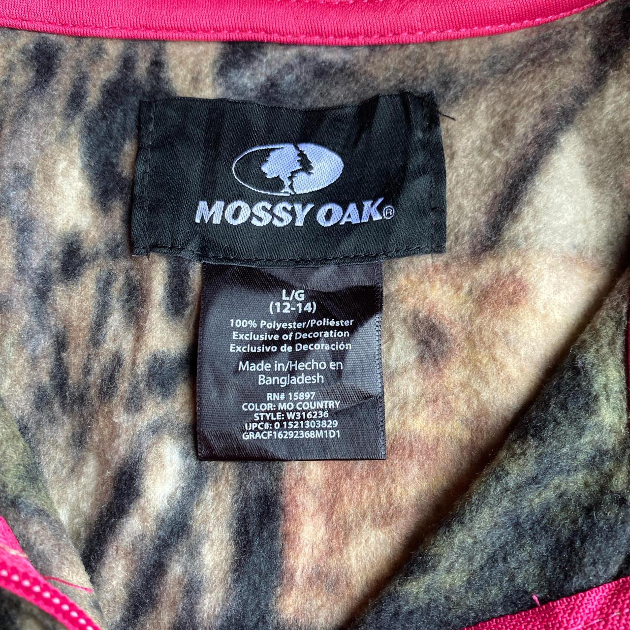 Mossy Oak Tree Camo Full-Zip Fleece - L (women’s)