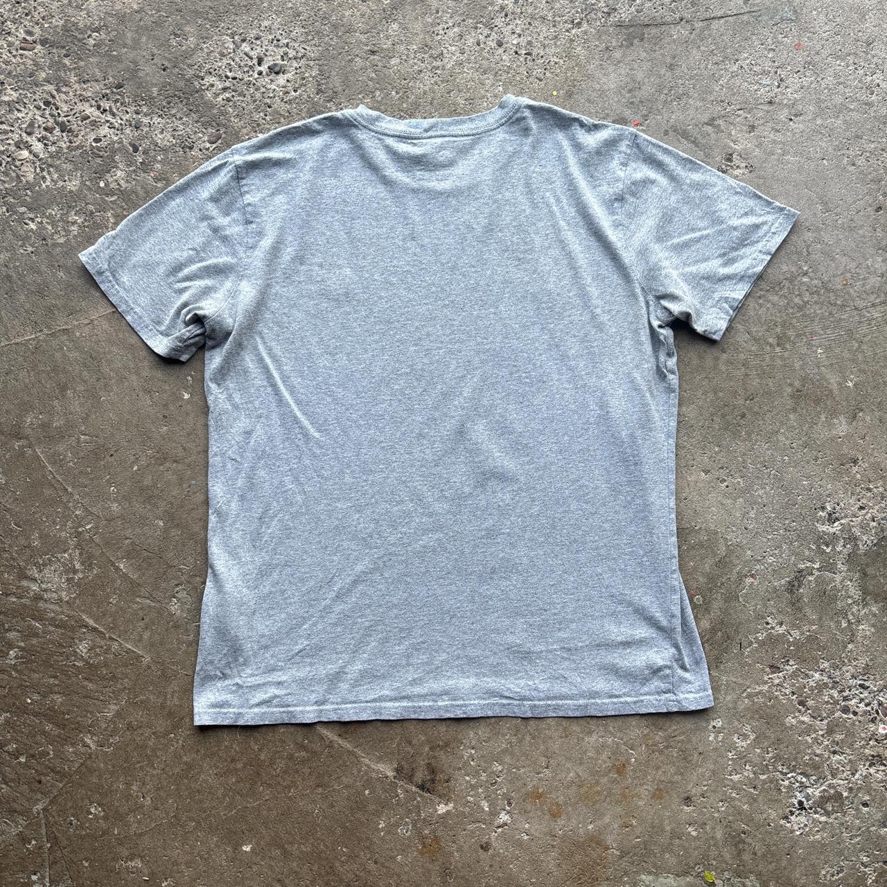 Grey Carhartt t-shirt with brown spell out logo - L