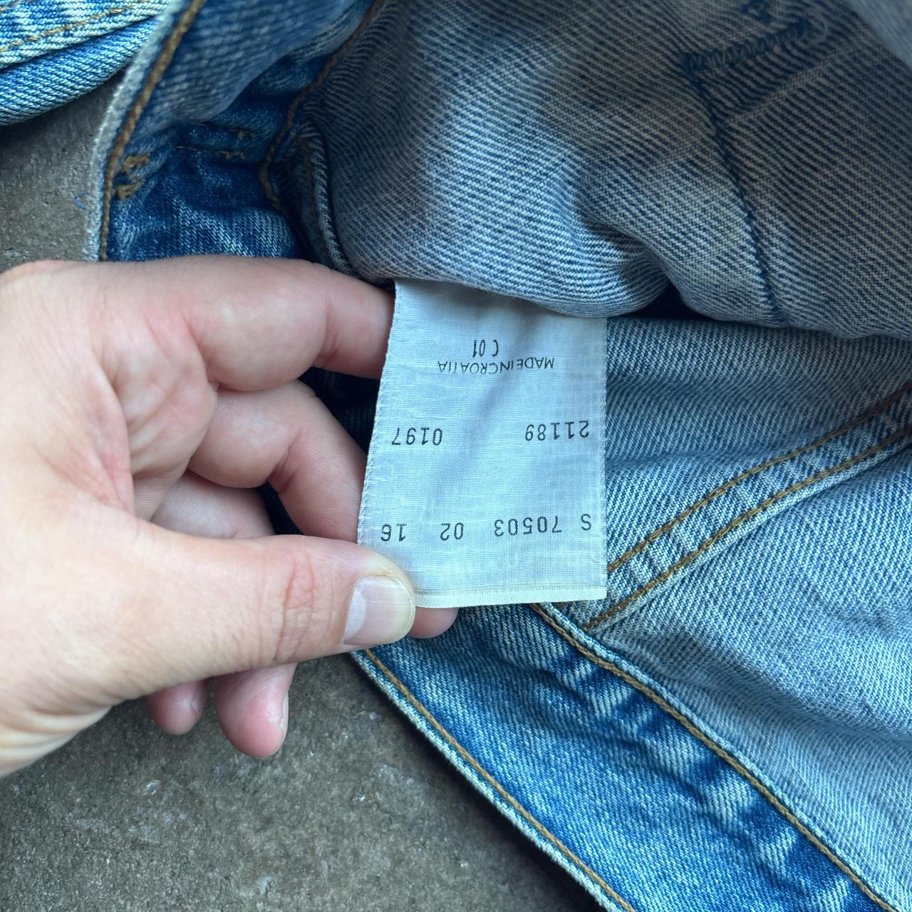 Blue Levi’s 70503 02 denim jacket - S
