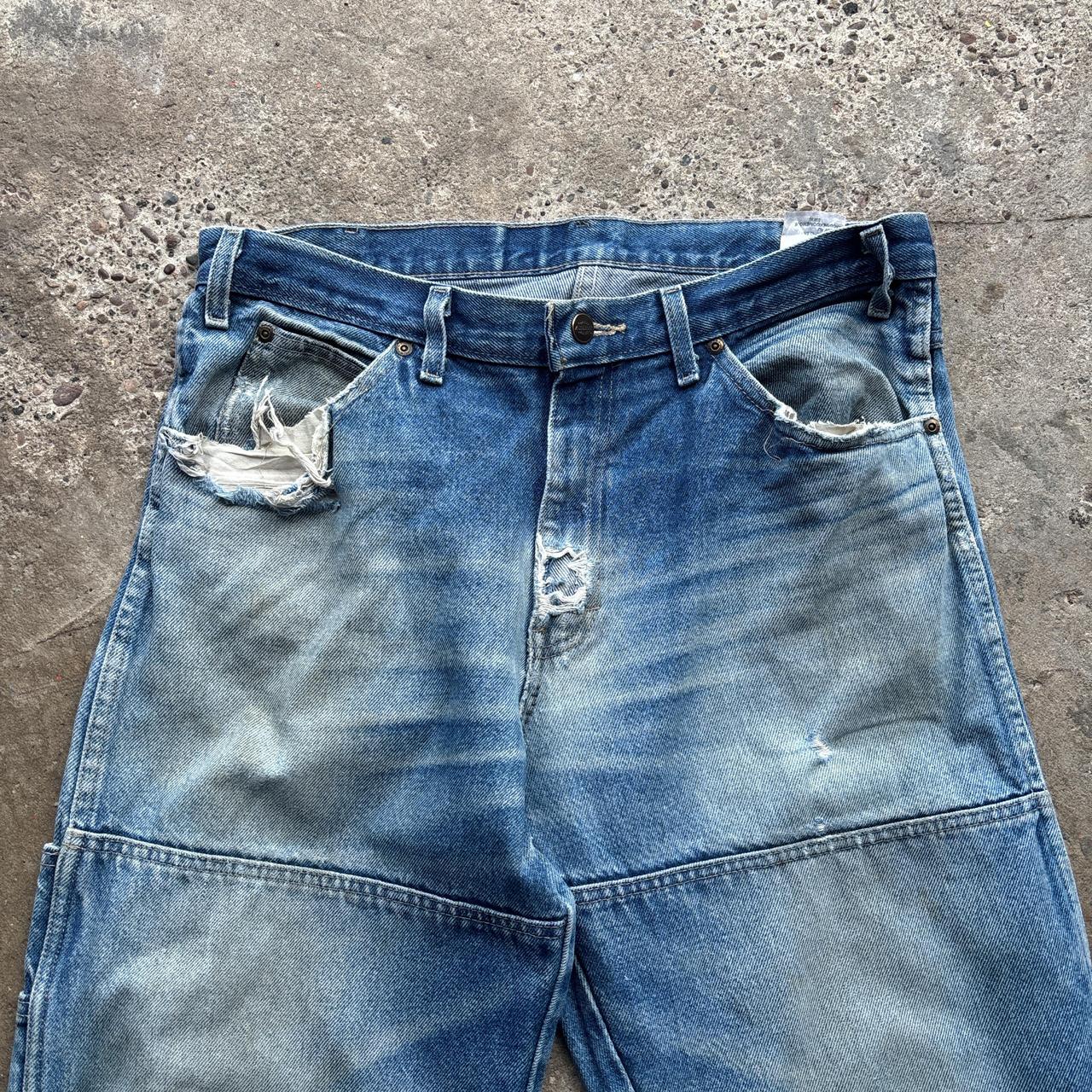 Distressed Dickies Double Knee Jeans - W33