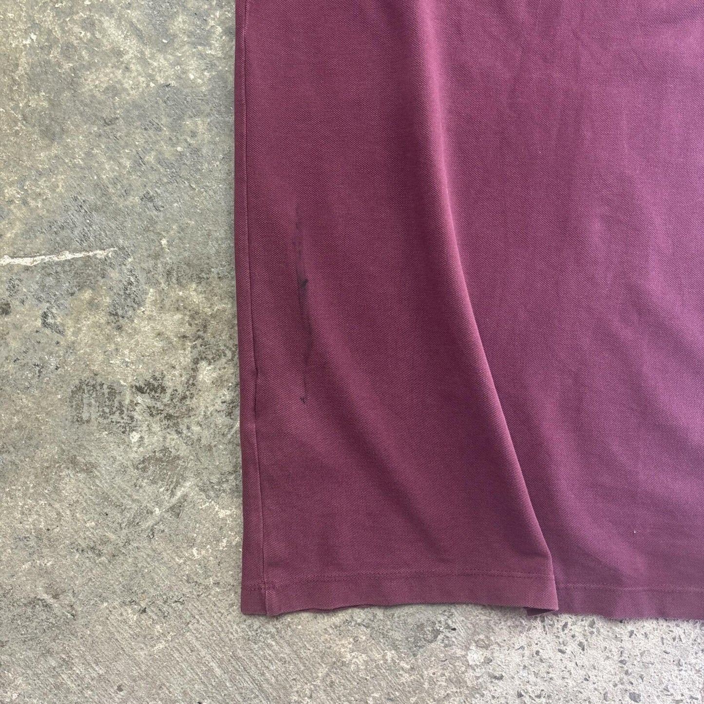 Y2K Burgundy Harley Davidson Polo Shirt | Size XL