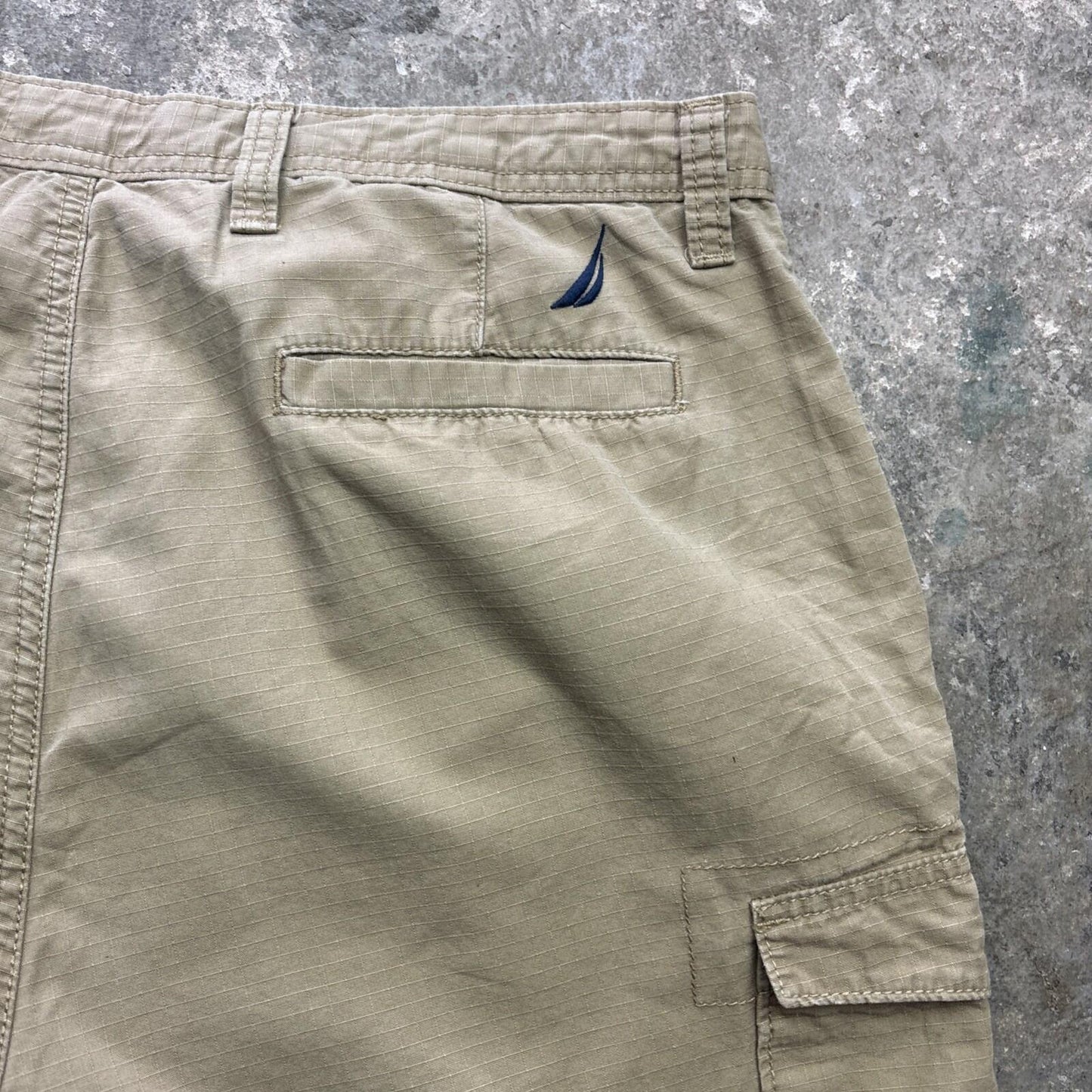 Tan Nautica Men’s Cargo Shorts 100% Cotton | W34