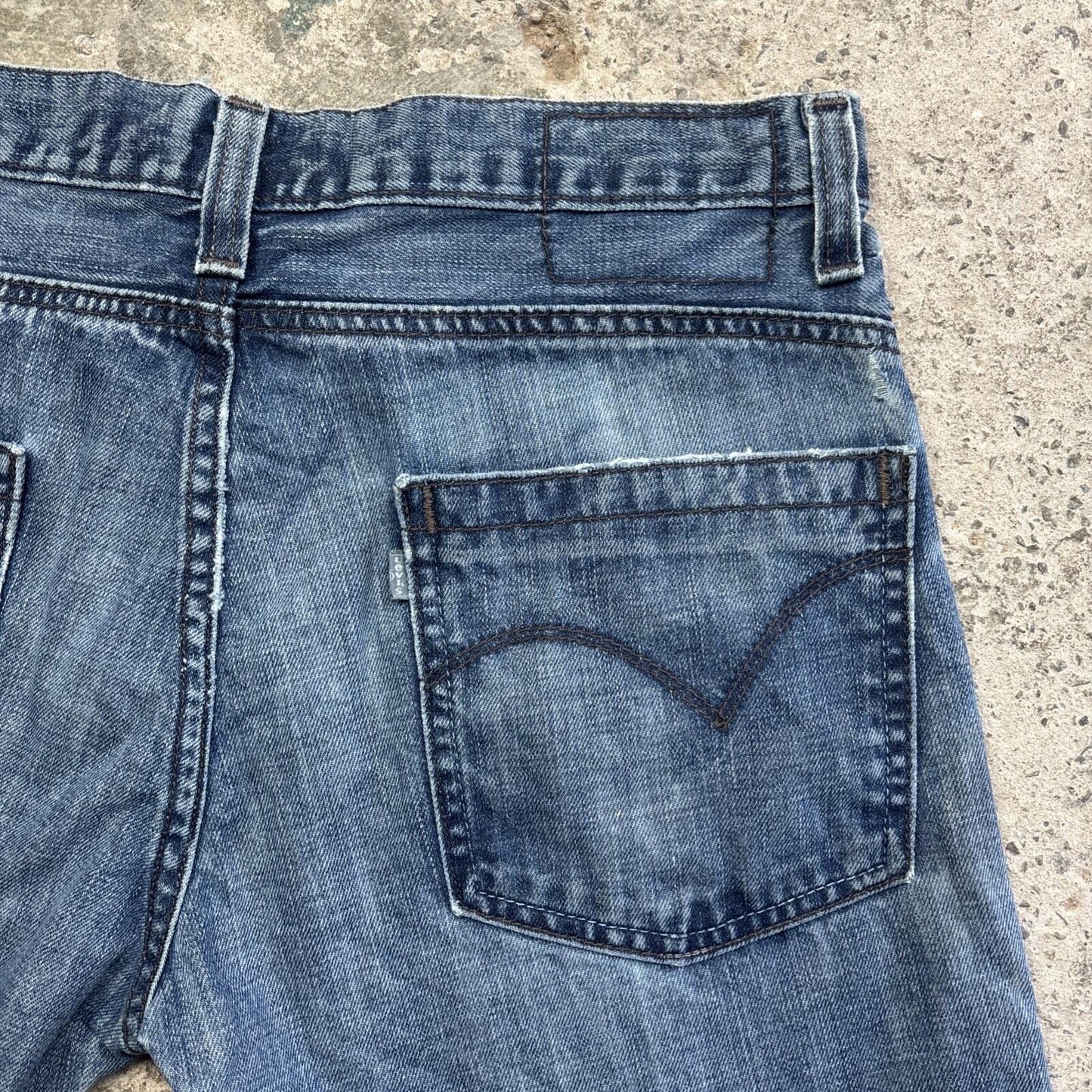 Blue Silver Tab Levi’s Denim Jean Shorts | W32"