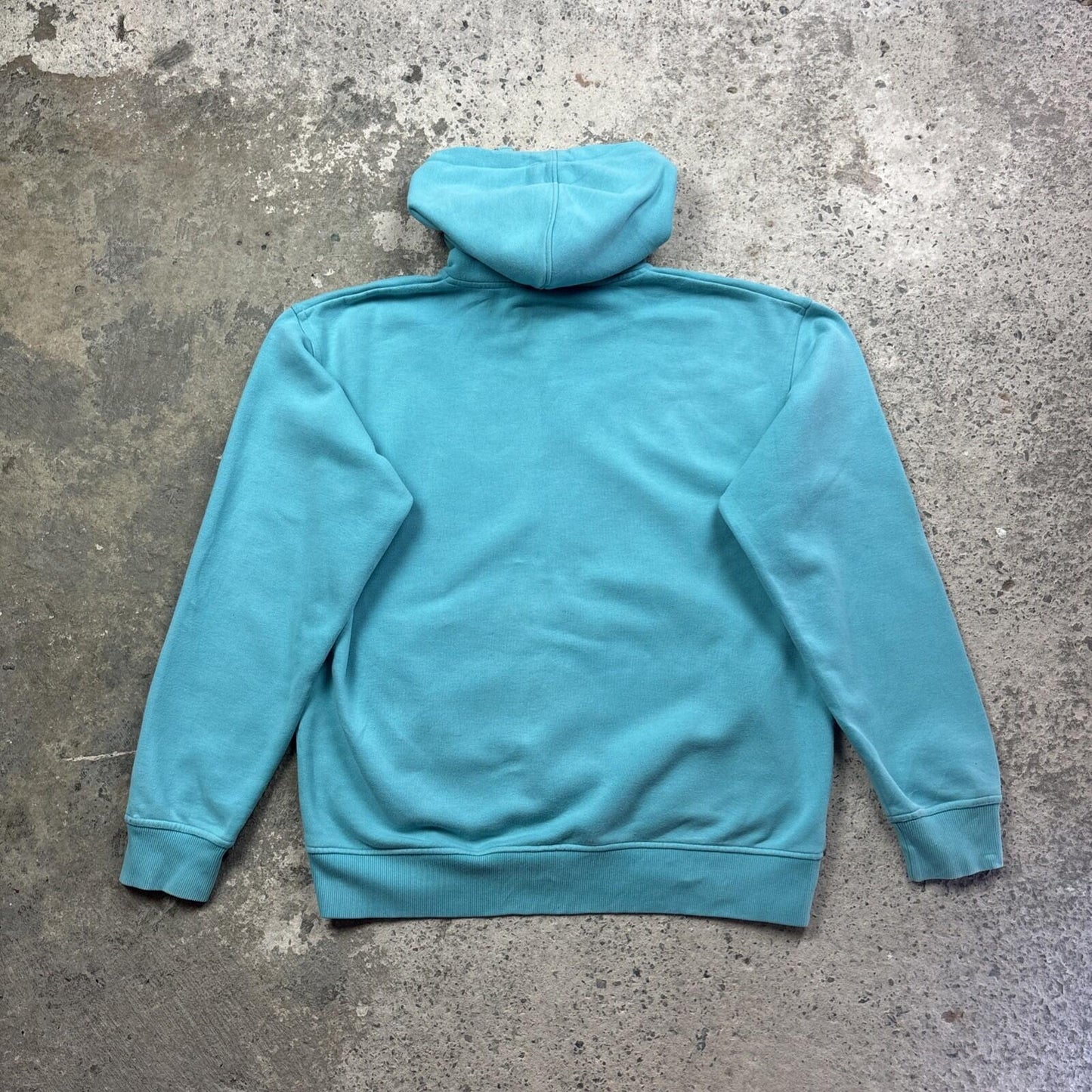 Blue Quiksilver Y2K Graphic Full Zip Hoodie | Size L
