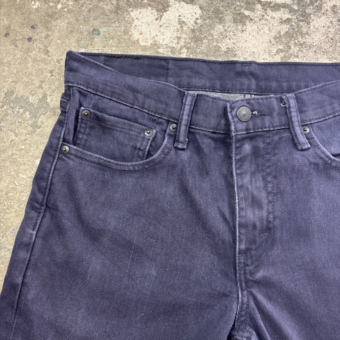 Dark Blue Levis 511 Cut Off Denim Jean Shorts | W32"