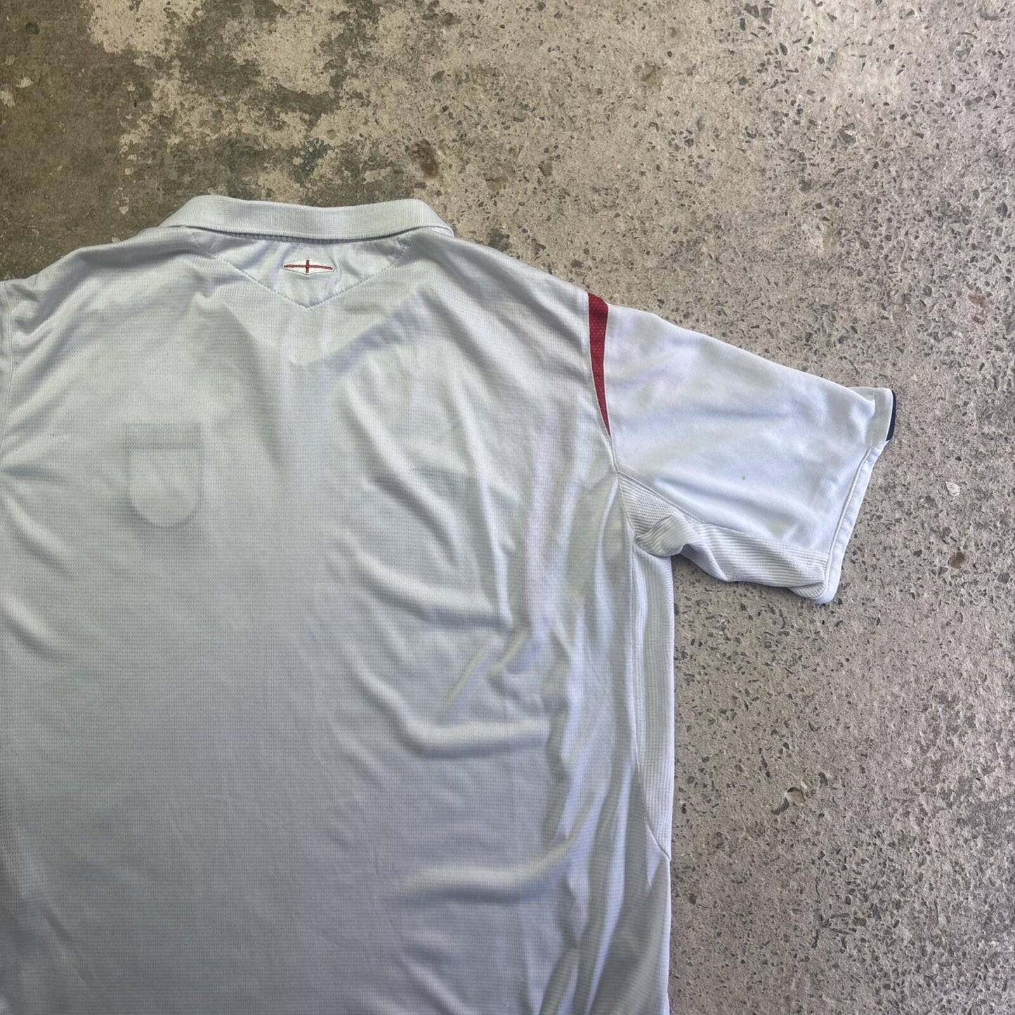 White Umbro 2005/07  England Football Home Shirt | Size L