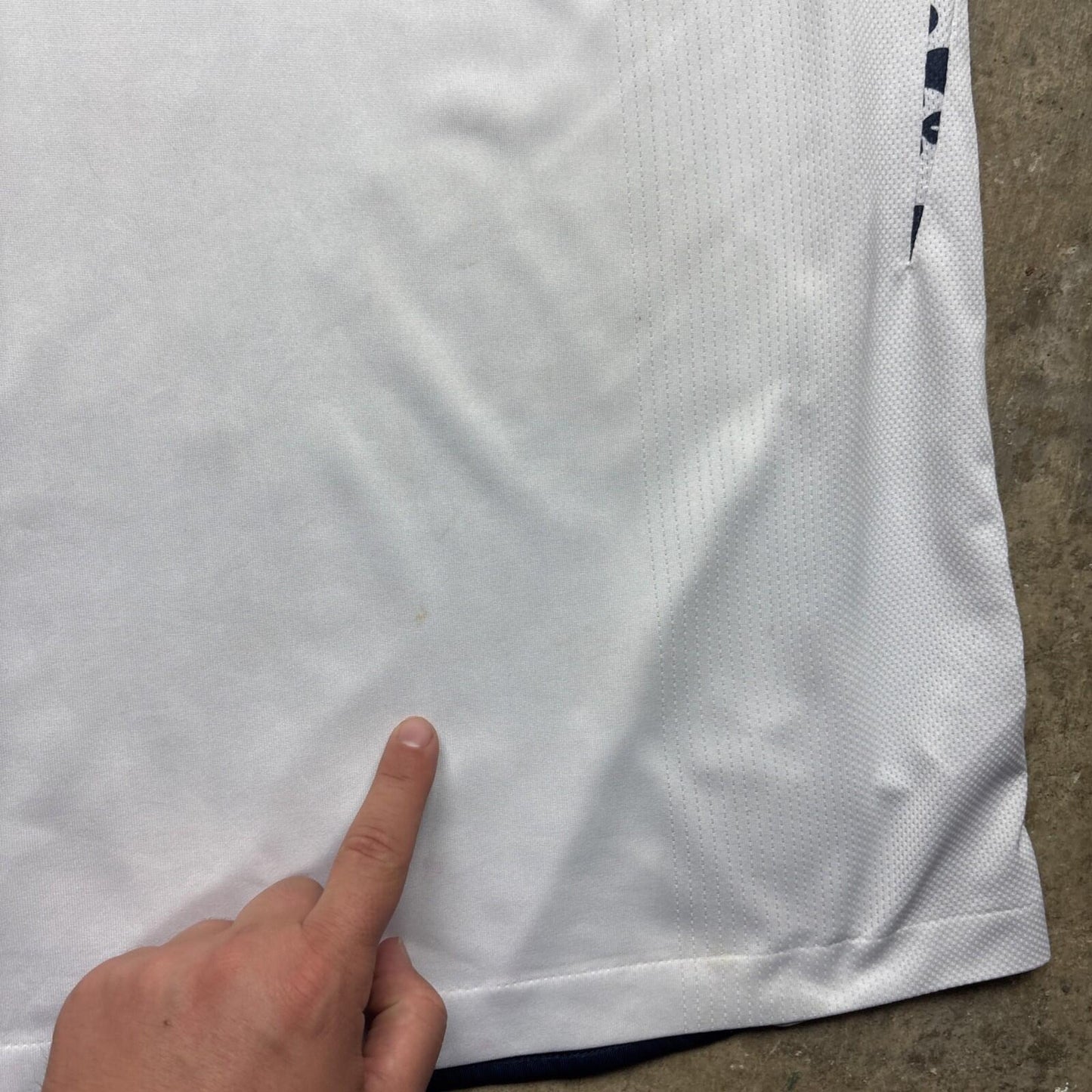 2007-09 White Umbro England Football Men’s Shirt | L