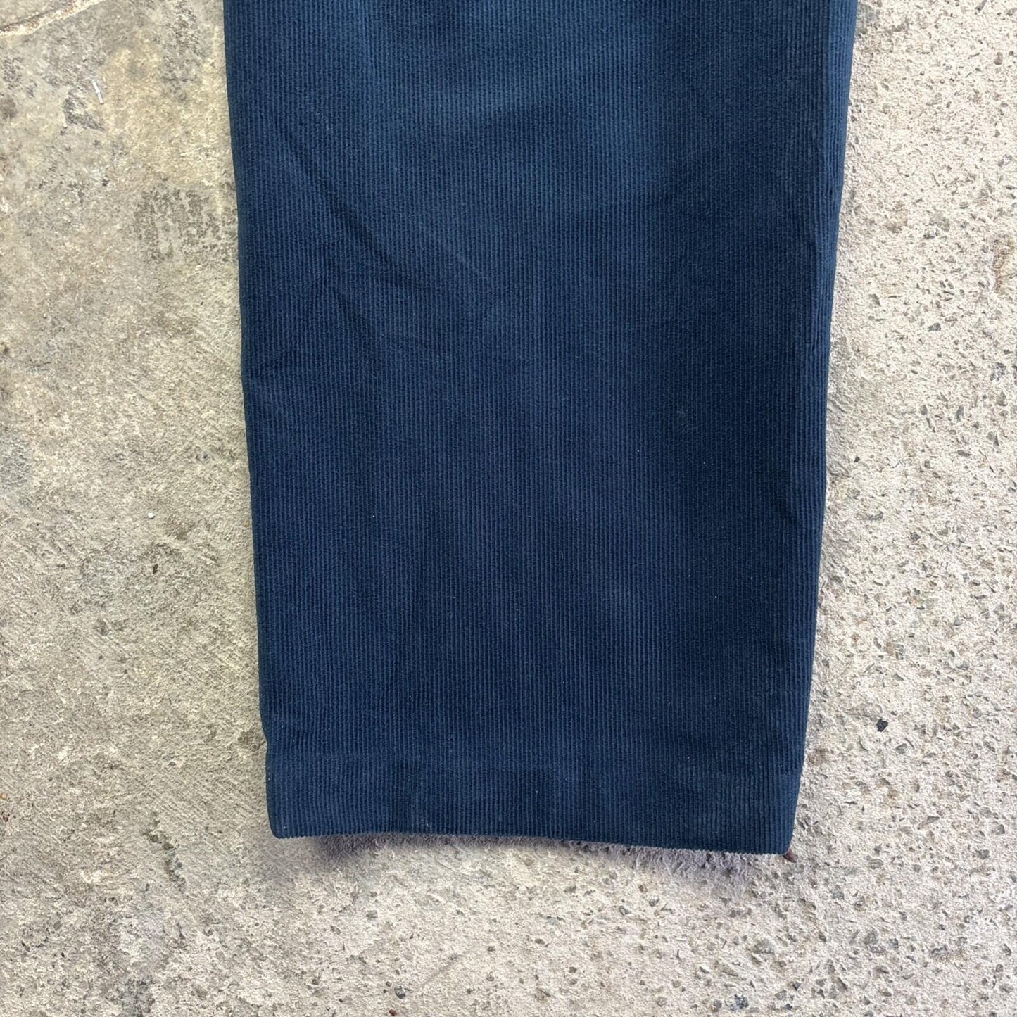 Men's Navy Blue Corduroy Arnold Palmer Trousers | W36"
