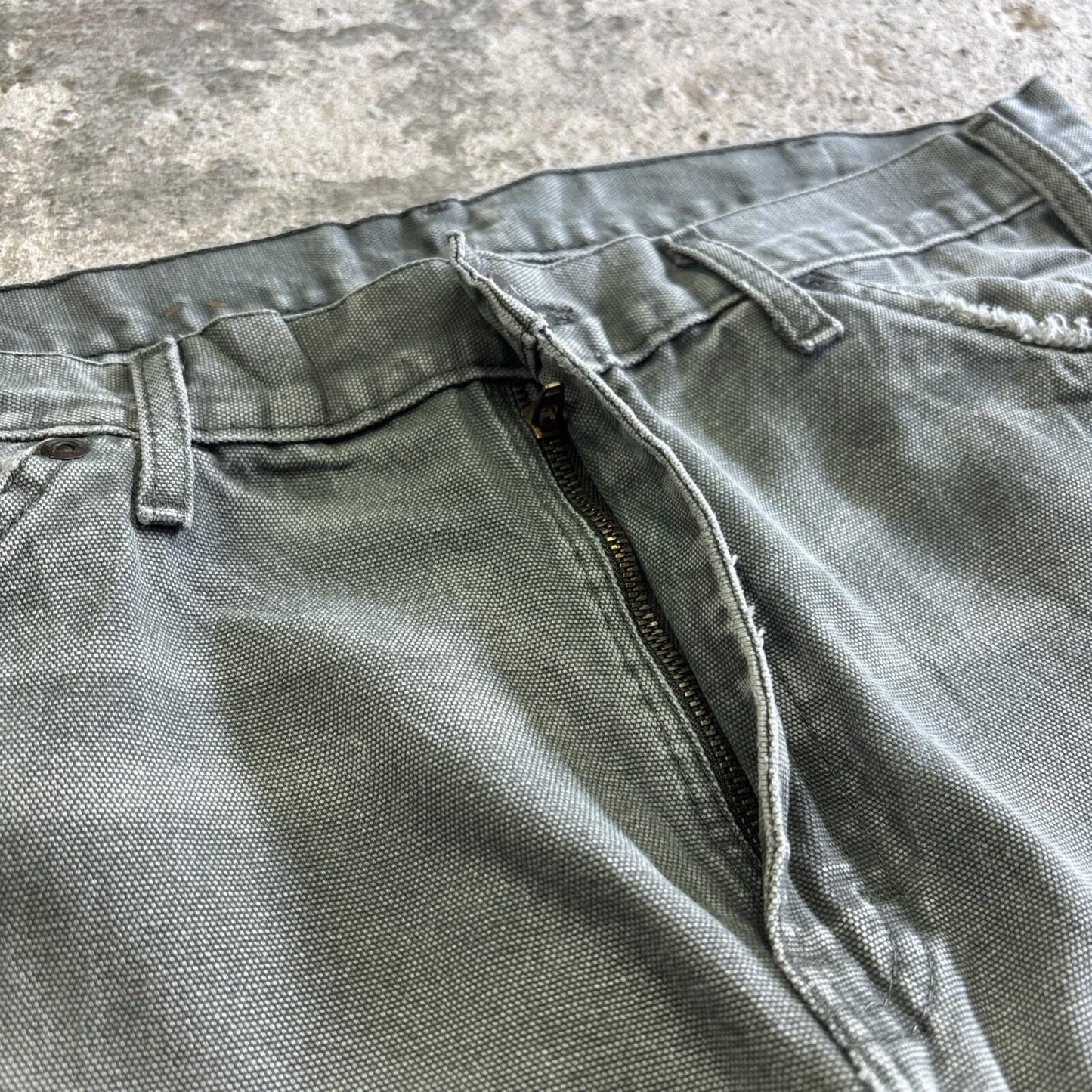 Grey Dickies Distressed Carpenter Pants | W36"