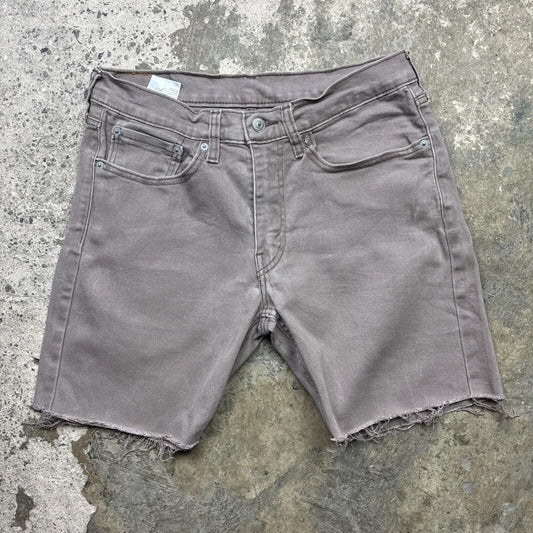 Brown Levi’s 514 Men’s Cut Off Shorts | W31