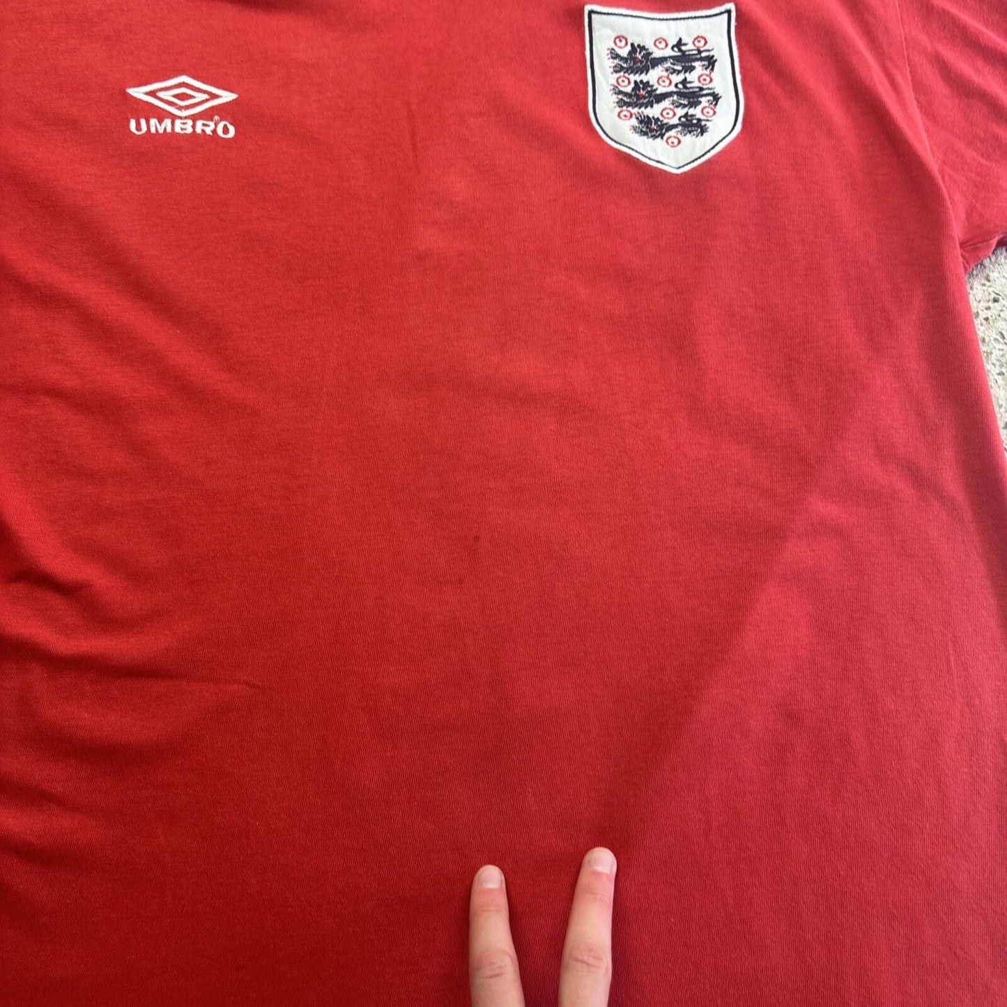 Vintage Umbro England Football 90s T-Shirt | Size: XL